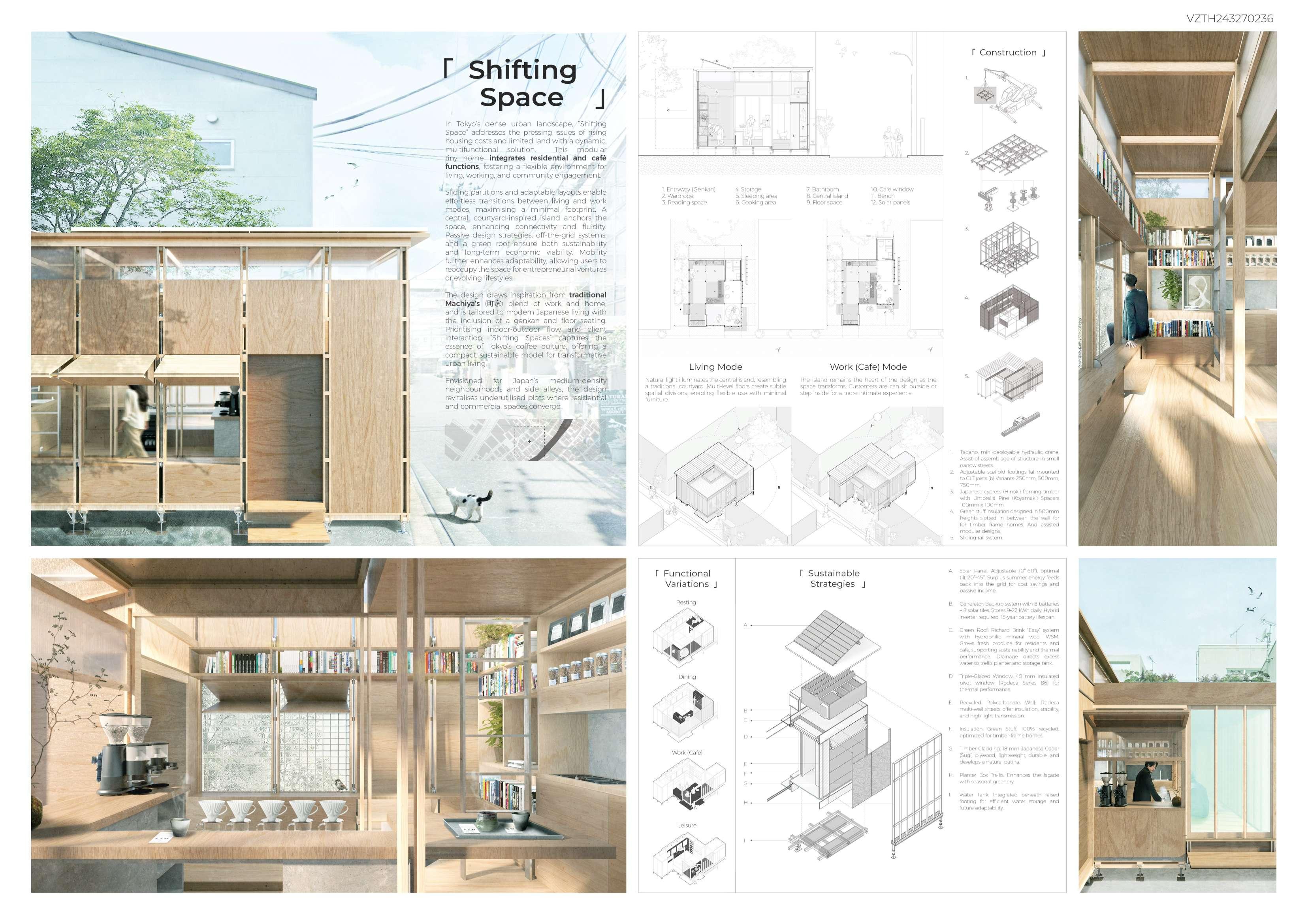 First Winner Of Tiny House 2024 Architecture Competition - Harris Qaiser and Annie Cheng